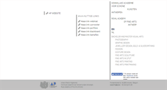 Desktop Screenshot of antwerpacademy.be